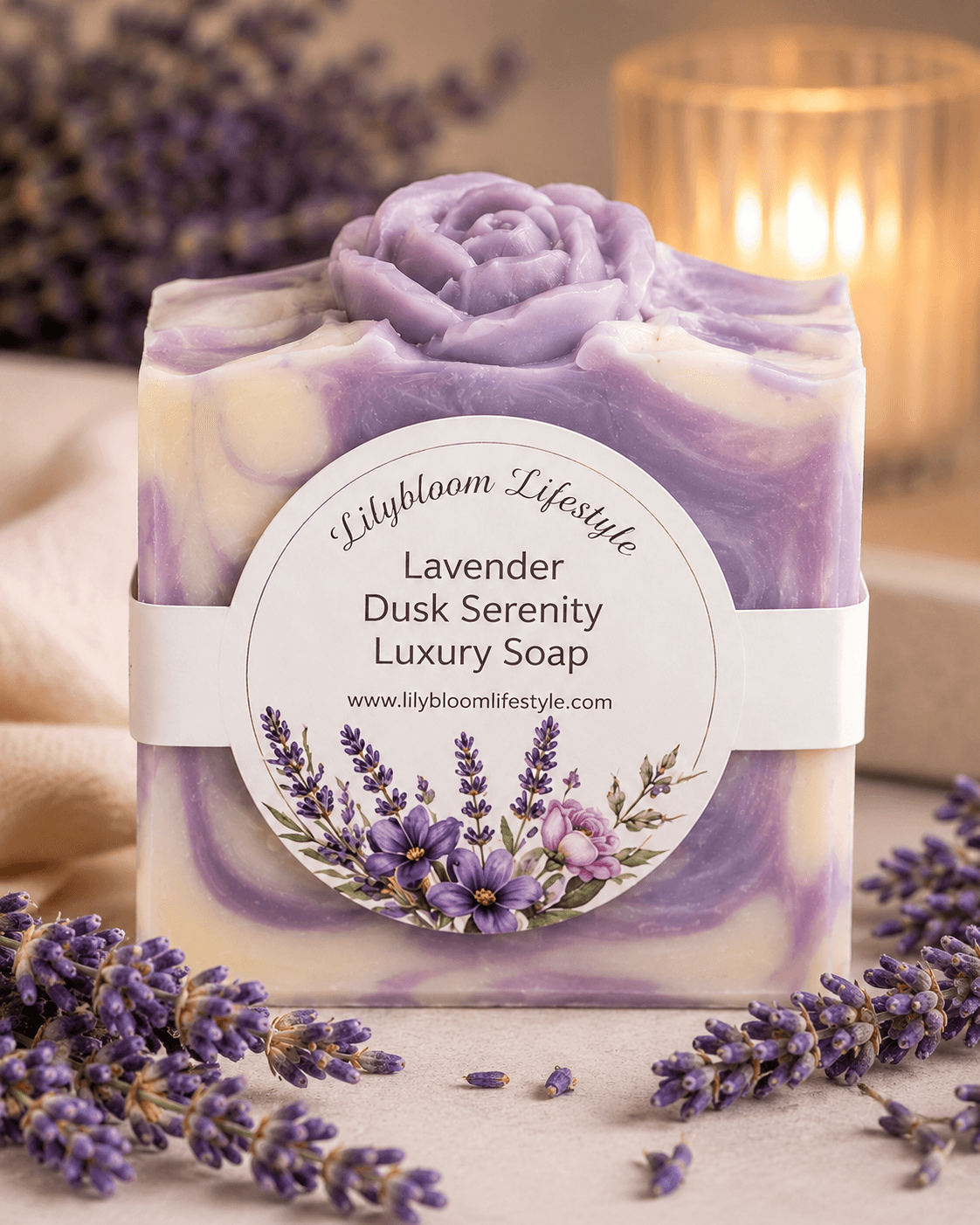 Lavender Dusk Serenity Luxury Soap